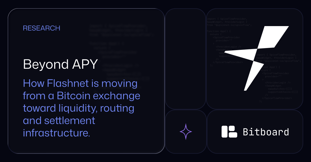 Flashnet Bitcoin liquidity infrastructure with Markets, Orchestra, USDB, programmable execution, Spark settlement, wallets, exchanges, and payment applications