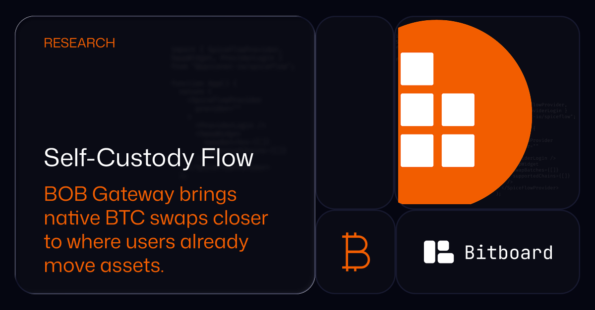 BOB Gateway and ShapeShift native BTC swap integration with self-custody, stablecoins, routing, fee comparison, and Bitcoin liquidity