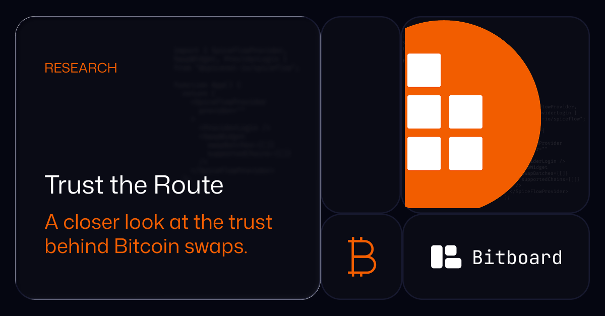 BOB Gateway native Bitcoin swaps with USDT, EURC, JPYC, XAUt, self-custody, routing, fees, and settlement trust models